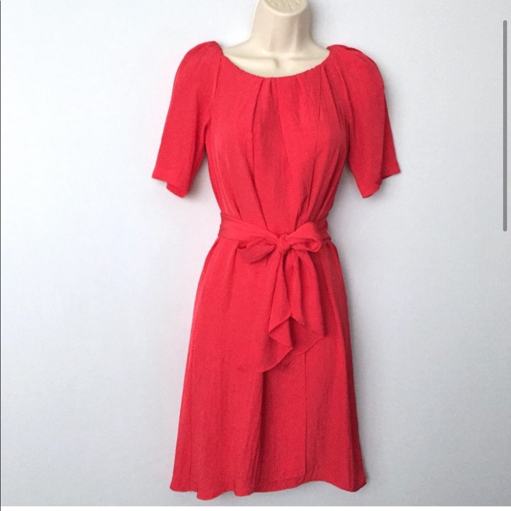 VANESSA BRUNO Pink Red Fuchsia Dress